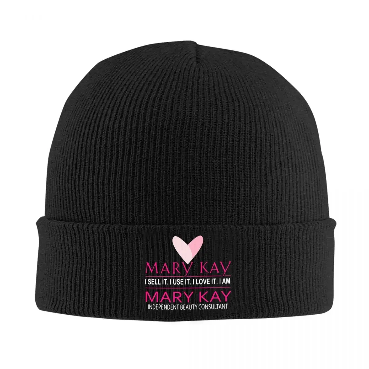 Top Mary Kay I Sell It I Use It I Love It I Am Mary Kay Designer Warm Knitted Cap Bonnet Hat Autumn Winter Outdoor Beanies Hats