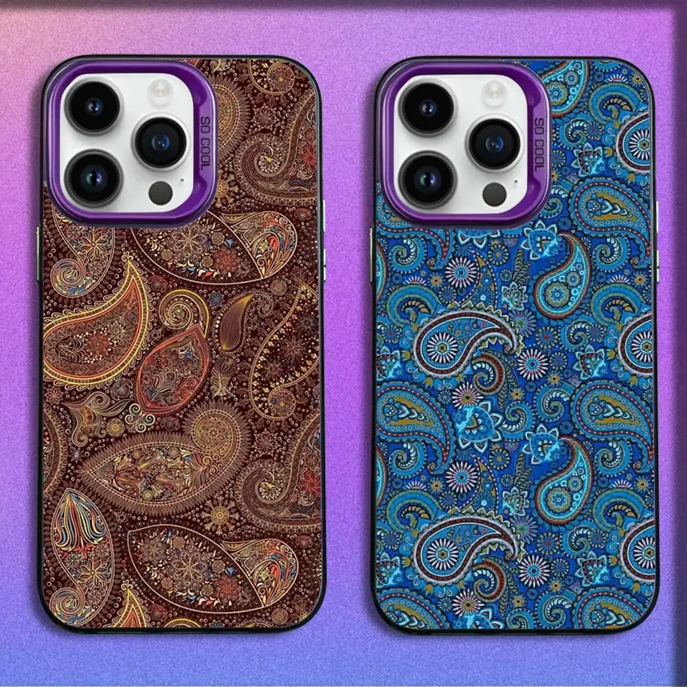 

Botejegheh paisley Persian Phone Case For iPhone 17,16,15,14,13,12,11,Pro,Max,Plus,E,SE4,Air,Mini Purple IMD Box