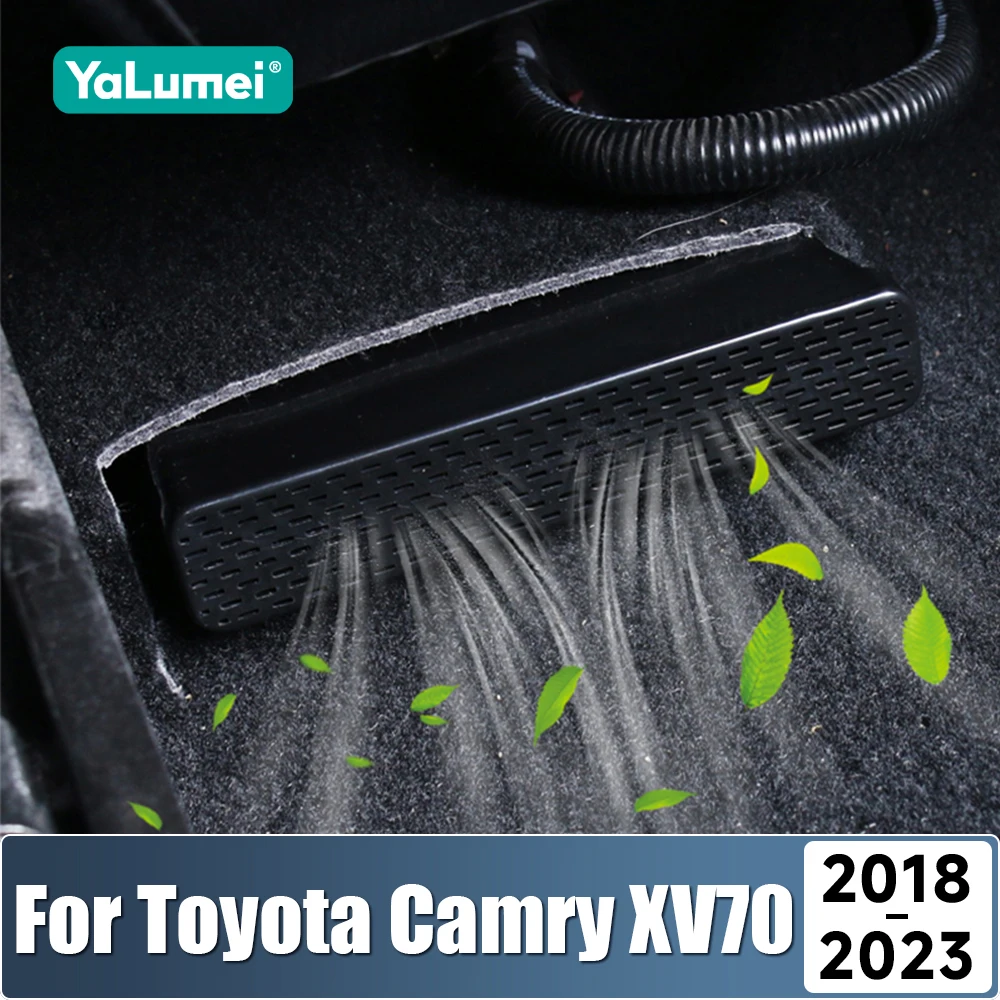 ABS Car Under Seat Air Conditioning Outlet Protective Trim Cover Shell For Toyota Camry XV70 70 2018 2019 2020 2021 2022 2023