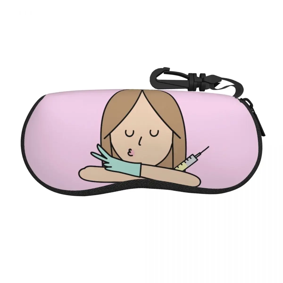 Cute Enfermera En Apuros Nurse Glasses Case New Sunglasses Storage Box Ultra Glasses Box