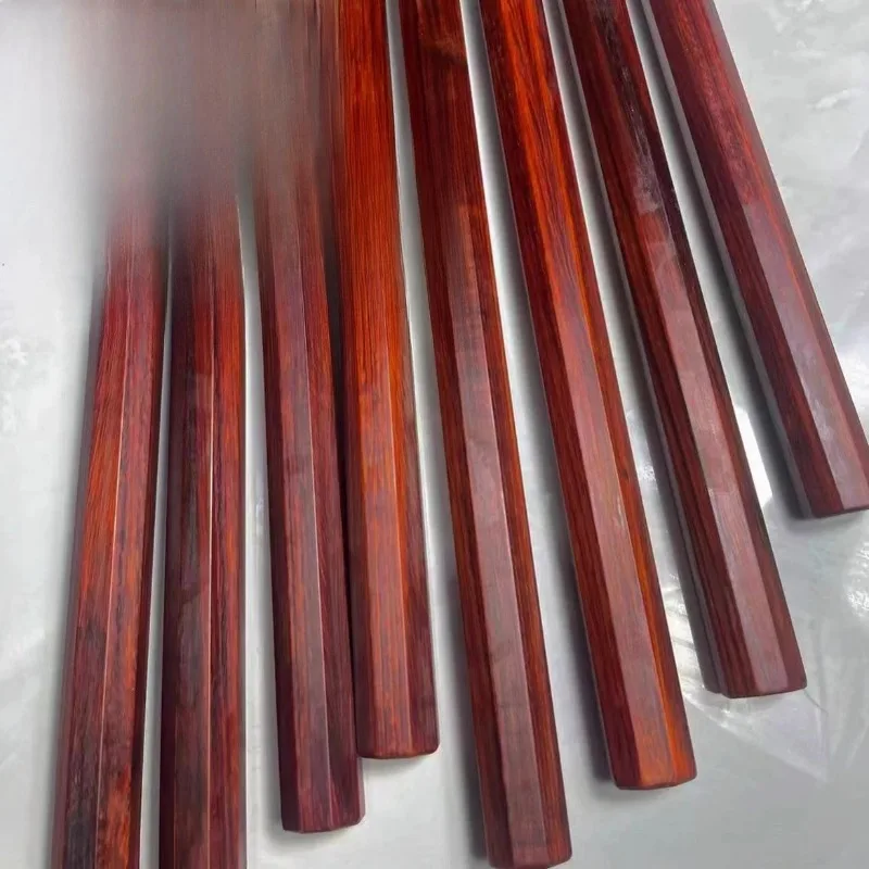 Red Sandalwood Octagonal Stick Handmade DIY Engraving Materials Collection Crafts Desktop Ornaments Home Decorations