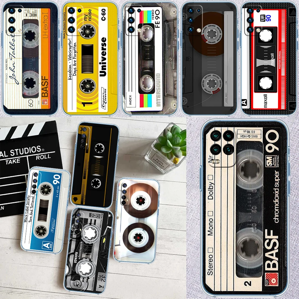 Чехол для телефона FX15 Cassette Vintage Tape Art для Motorola Moto G40 G04 G05 One Ace Action Fusion + Plus Hyper Macro Vision Zoom