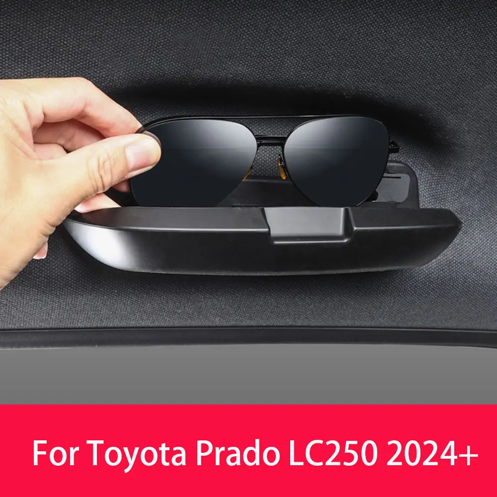 

For Toyota Prado car glasses case storage box sunglasses clip 24 LC250 sunglasses roof storage modification