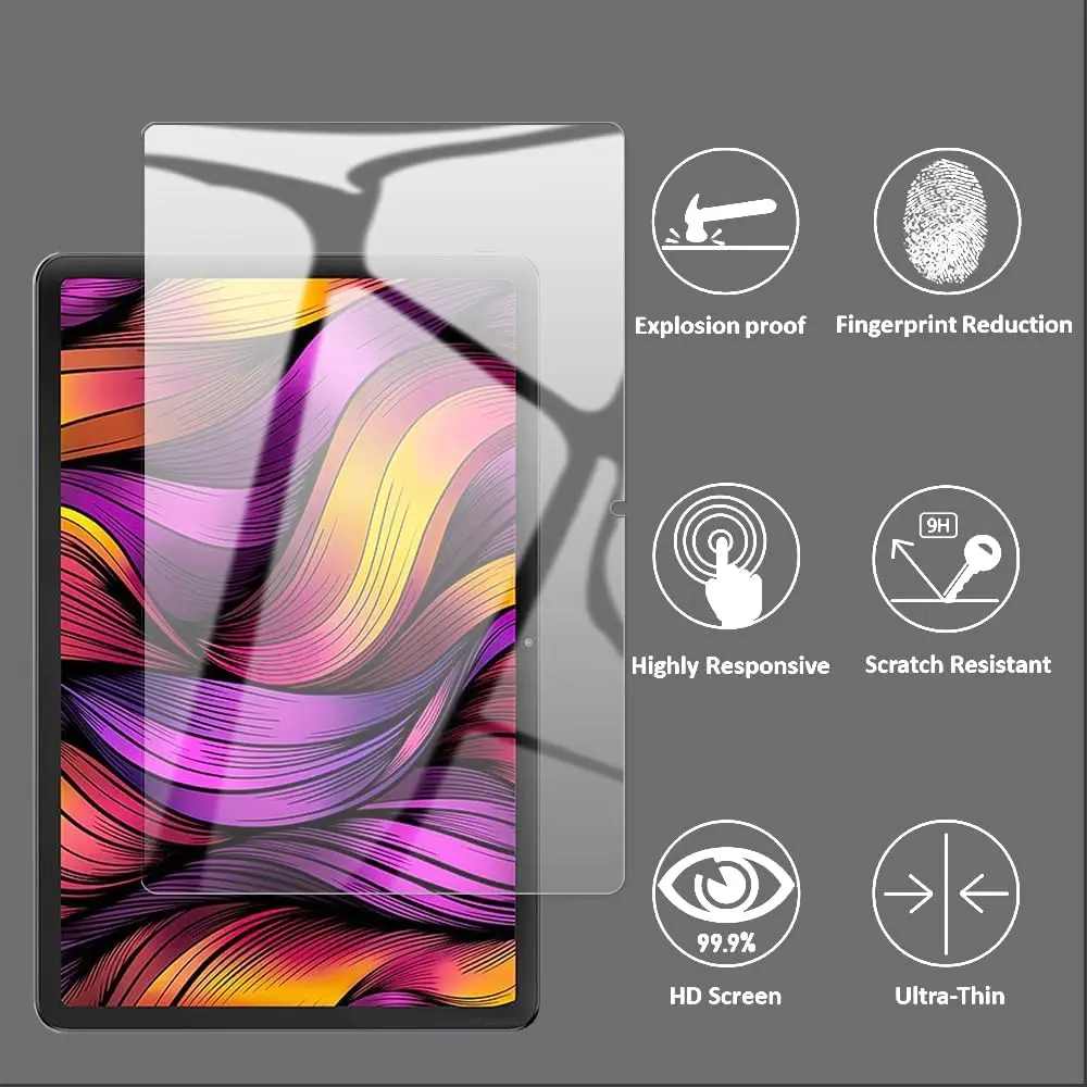12.1 inch Tablet Screen Protector for Xiaomi POCO Pad / Redmi Pad Pro 4G 5G Anti-Fingerprint No-Bubble Premium Tempered Glass