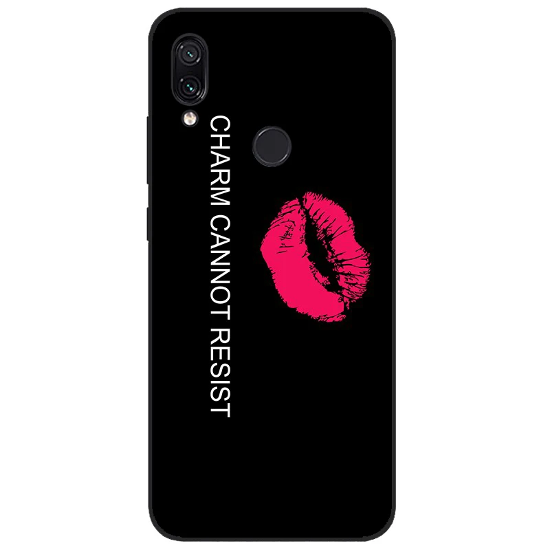 をxiaomi redmi注7ケースシリコン塗装xiaomi redmi注7用ソフトtpuケース6.3インチfundas coque redmi注7プロケース