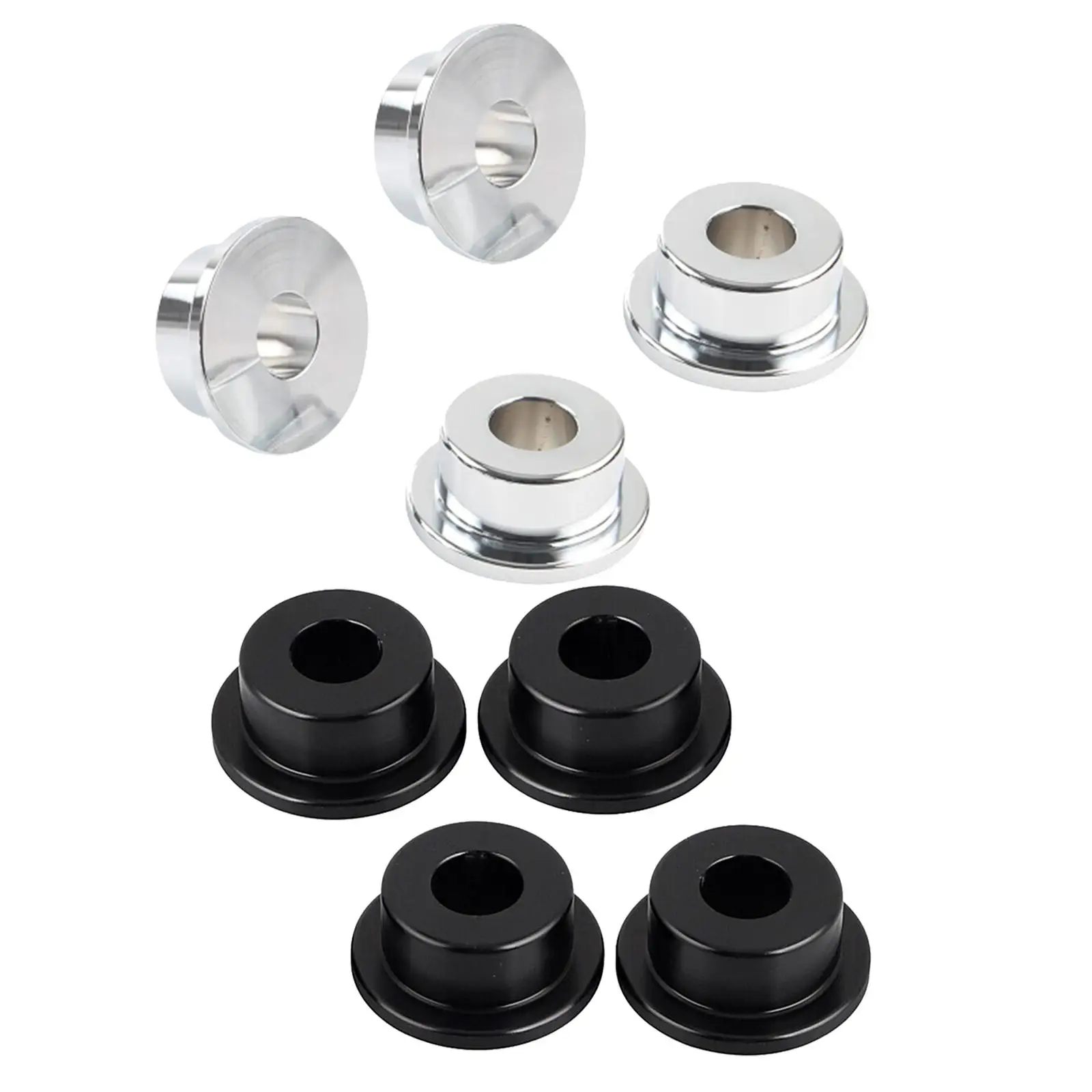 4Pcs Motorcycle Handlebar Riser Bushings Aluminum Accessory for Harley Sportster Dyna Deuce Models Springers 1973 - 2017