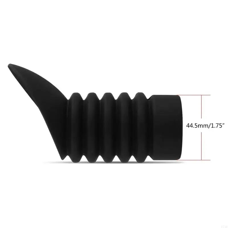 E74E Rubber Eyepiece Cover for 36mm-43.5mm Obliqued Eyepiece Hood Ocular Lens Extender for Microscope Eyecups Black