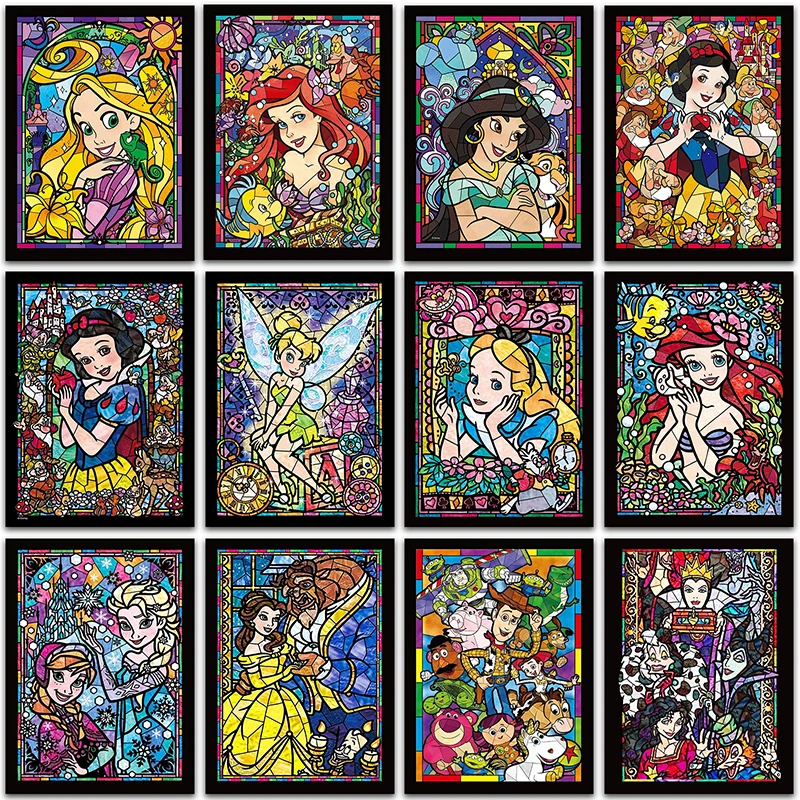 

5D DIY Diamond Painting kit Disney Princess Frozen Mermaid Home Decor Full Square&Round Diamond mosaic embroidery Cross stitch