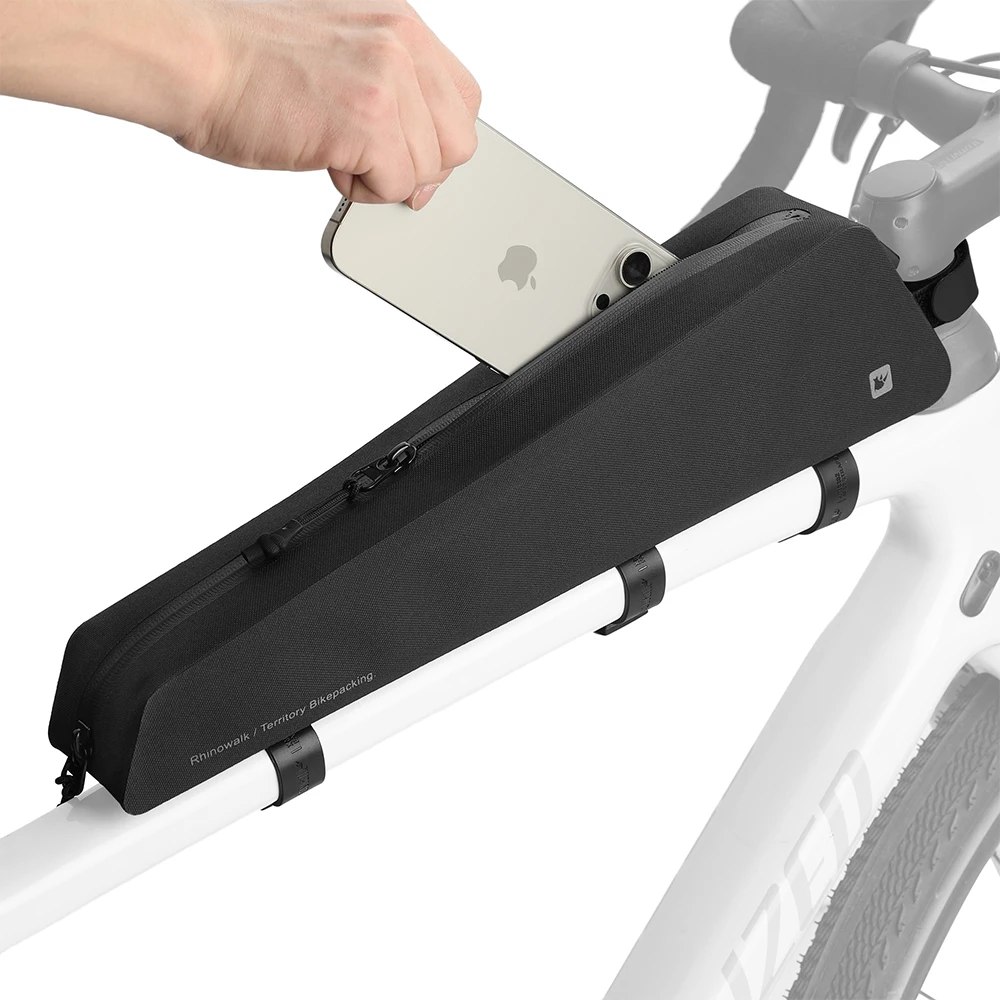 AliExpress Rhinowalk Bike Frame Bag Waterproof Extended 1.6L Cycling Saddle Phone Pack Bicycle Bikepacking Storage Accessories For MTB Road