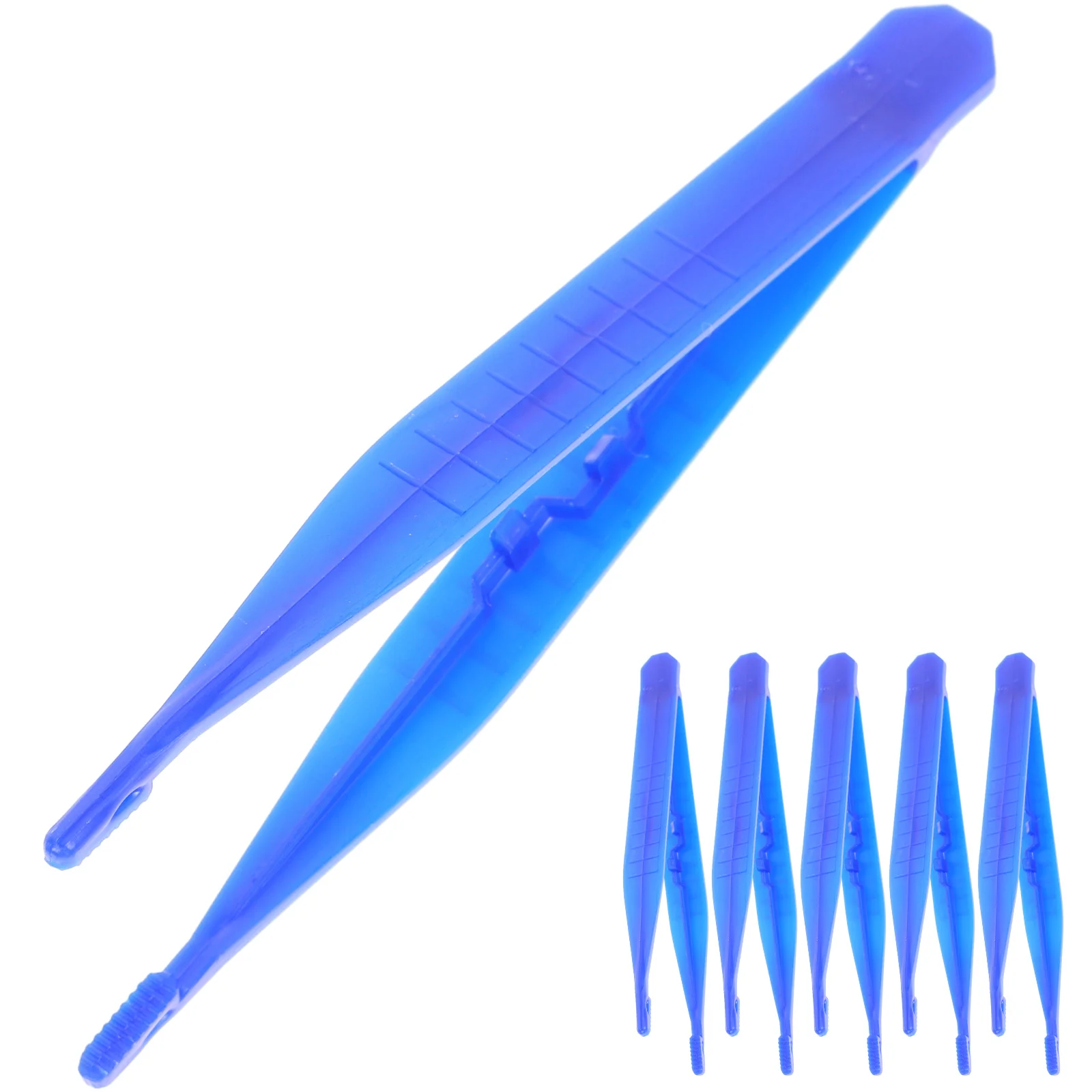 6 قطعة الزواحف البلاستيكية تغذية الملقط كليب سهلة الاستخدام لسحلية العقرب العنكبوت تغذية الحيوانات الأليفة أداة الزواحف مشبك أطعمة #5