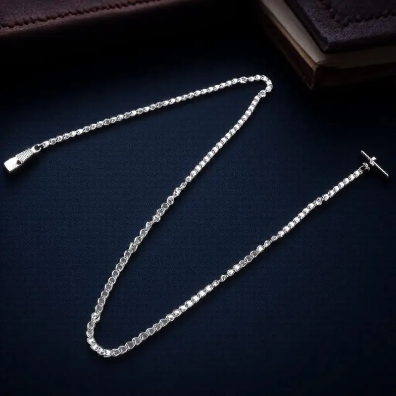 ساعة جيب سلسلة مجوهرات 65 سم معدن Taschenuhrenkette برونزية Anzug حزام مفتاح سلسلة ريترو ستايل متانة ديكور