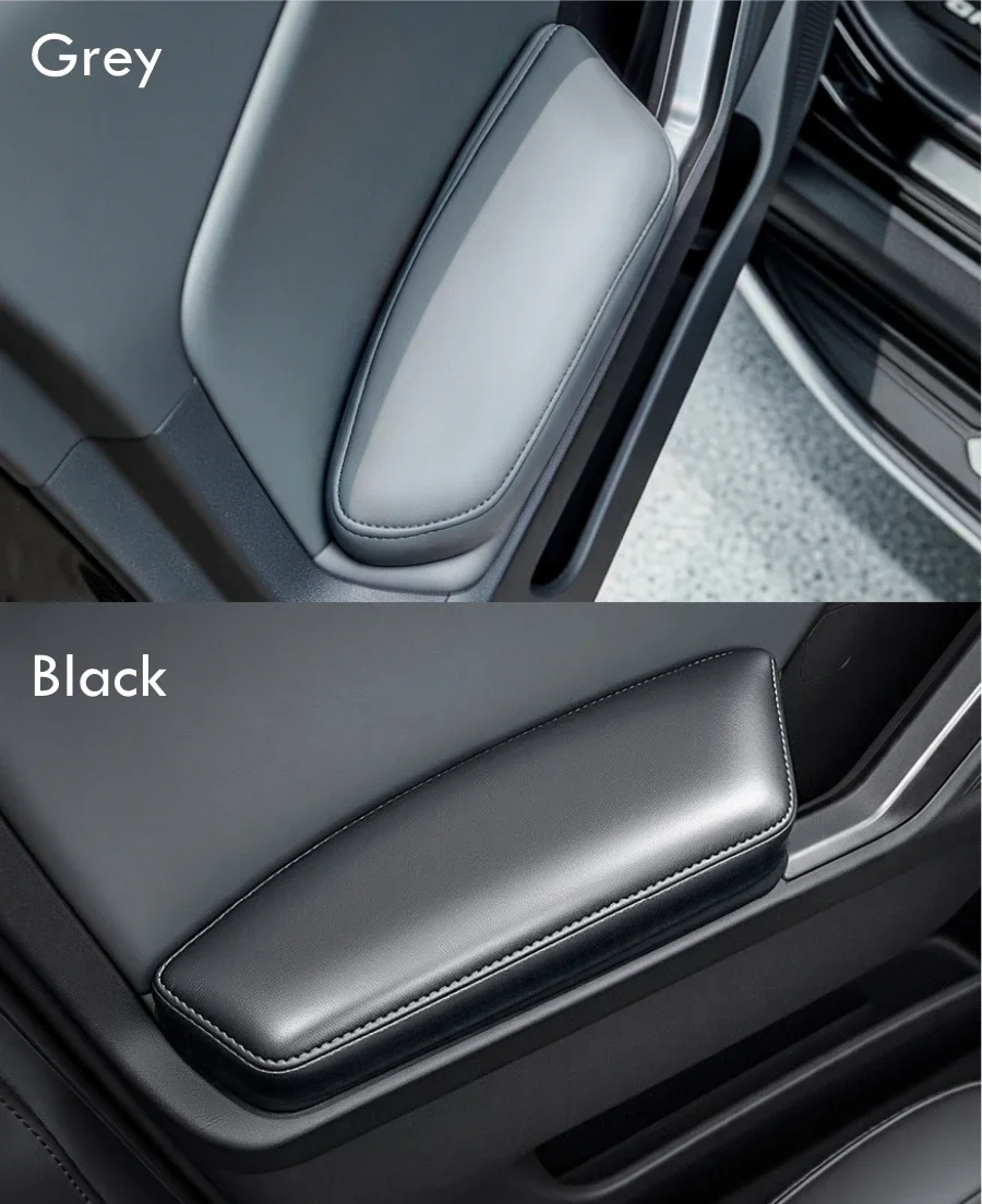 For Toyota RAV4 2026 2027 PU Door Armrest Heighten Cushion Pads Soft Leather+Memory Foam 6th RAV4 Car Arm Elbow Support