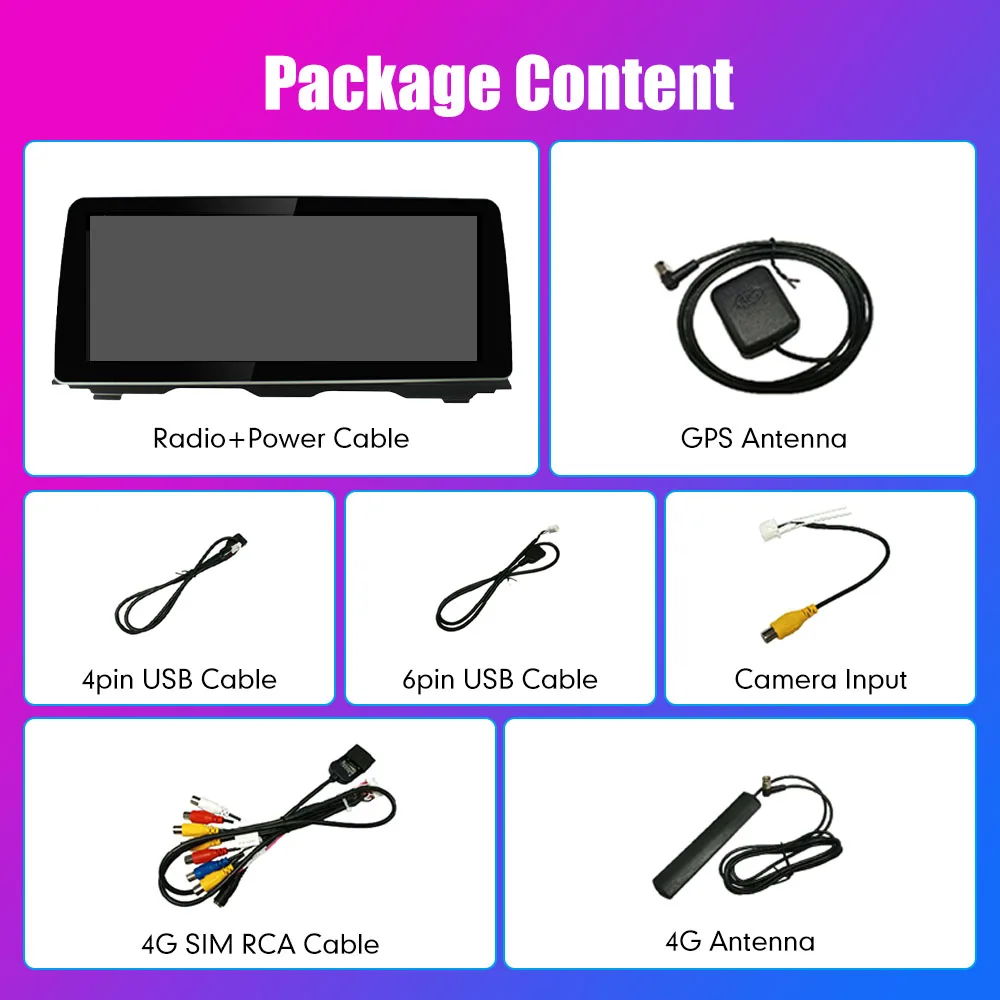 For BMW 5 Series F10 F11 2011-2012 NBT CIC System 12.3 Inch Android Car Radio GPS Navigation Multimedia Player Stereo Carplay