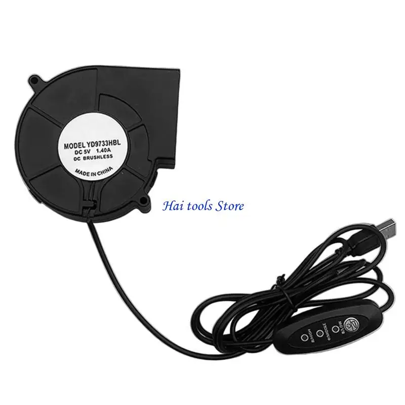 

X37E 9733 Blower Cooling Fan For Computer And Starter 5V USB Powered Printer