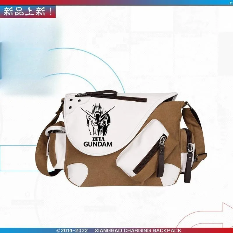 Obile Suit Gundam Anime Randapparatuur Heren en Dames Casual Mode Persoonlijkheid Veelzijdige Student Crossbody Schouderrugzak