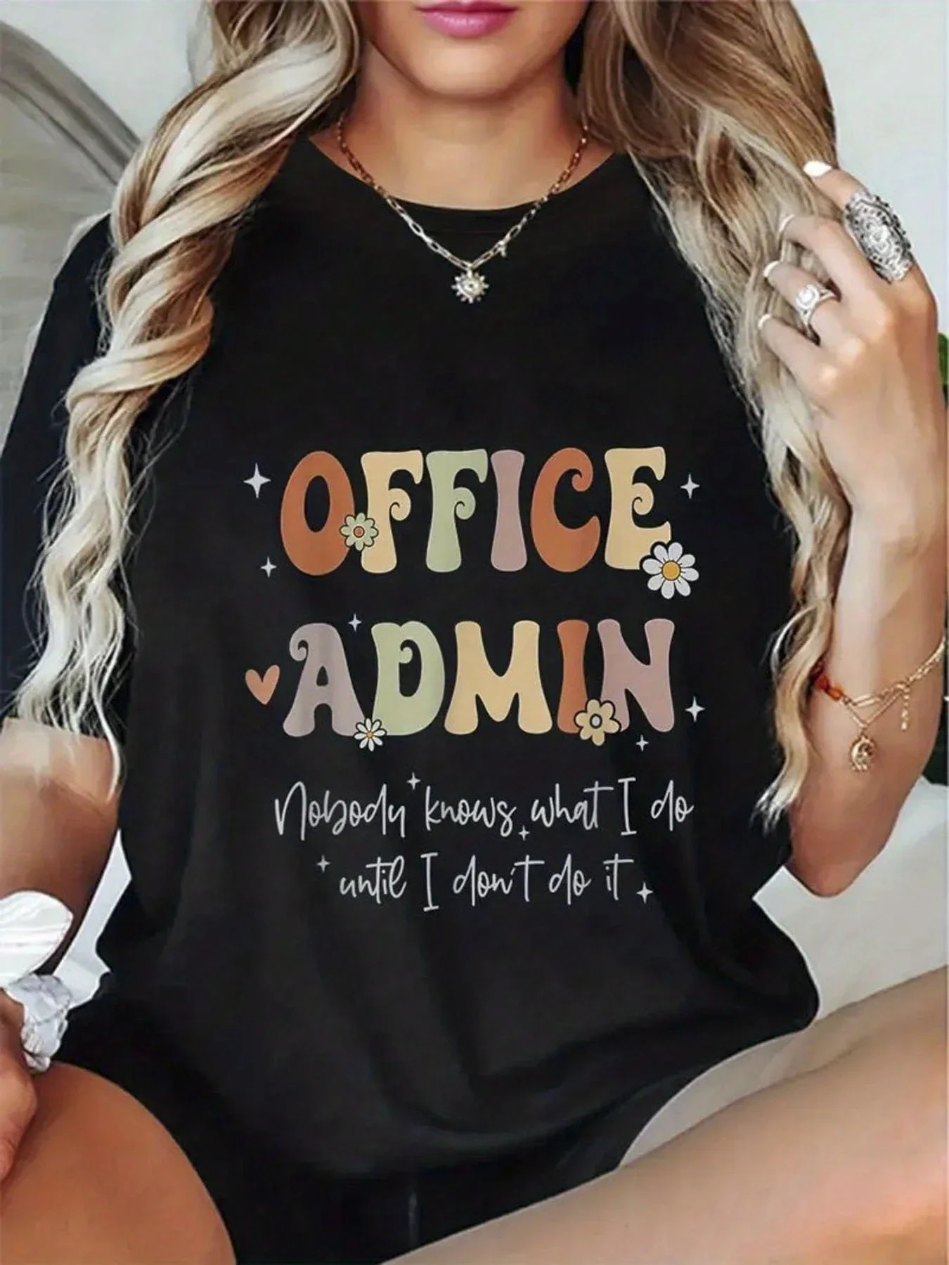 Women's Funny Office Admin T-Shirt - 