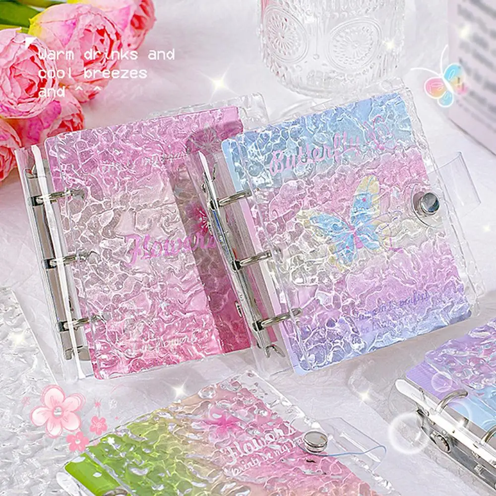 

3 InchWater Ripple Kpop Mini Photo Album Idol Card Photo Collection Card Book Album 20pcs Pockets Photocard Binder