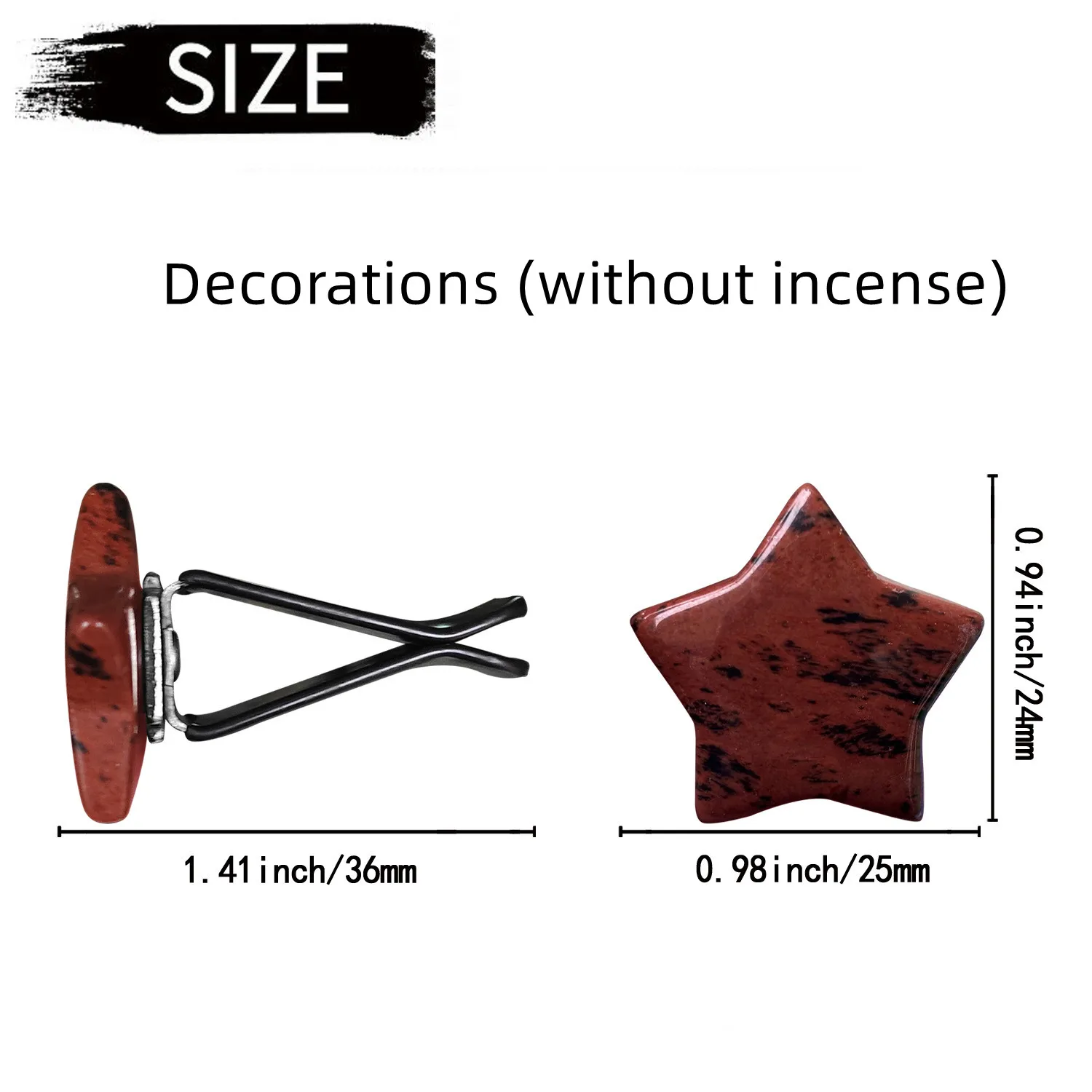 3Pcs/Set Crystal Moon Star Love Car Air Outlet Decoration Clip Auto Interior Air Conditioning Mouth Decor Clip Car Accessories