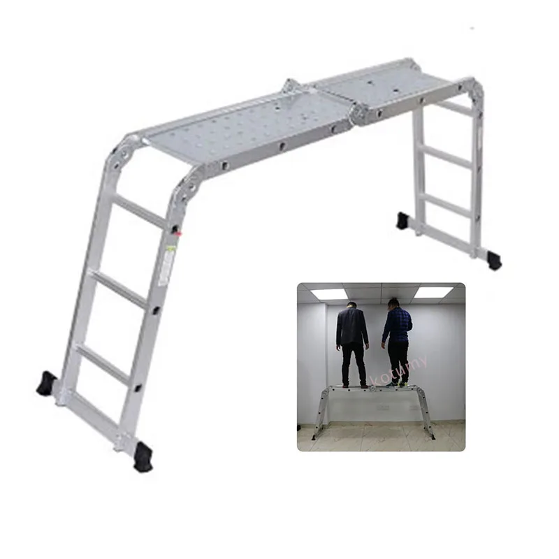 

4.7M Multifunctional Folding Horse Stool Thickening Scaffolding Lifting Platform Construction Engineering Ladder Scaffolding Lad