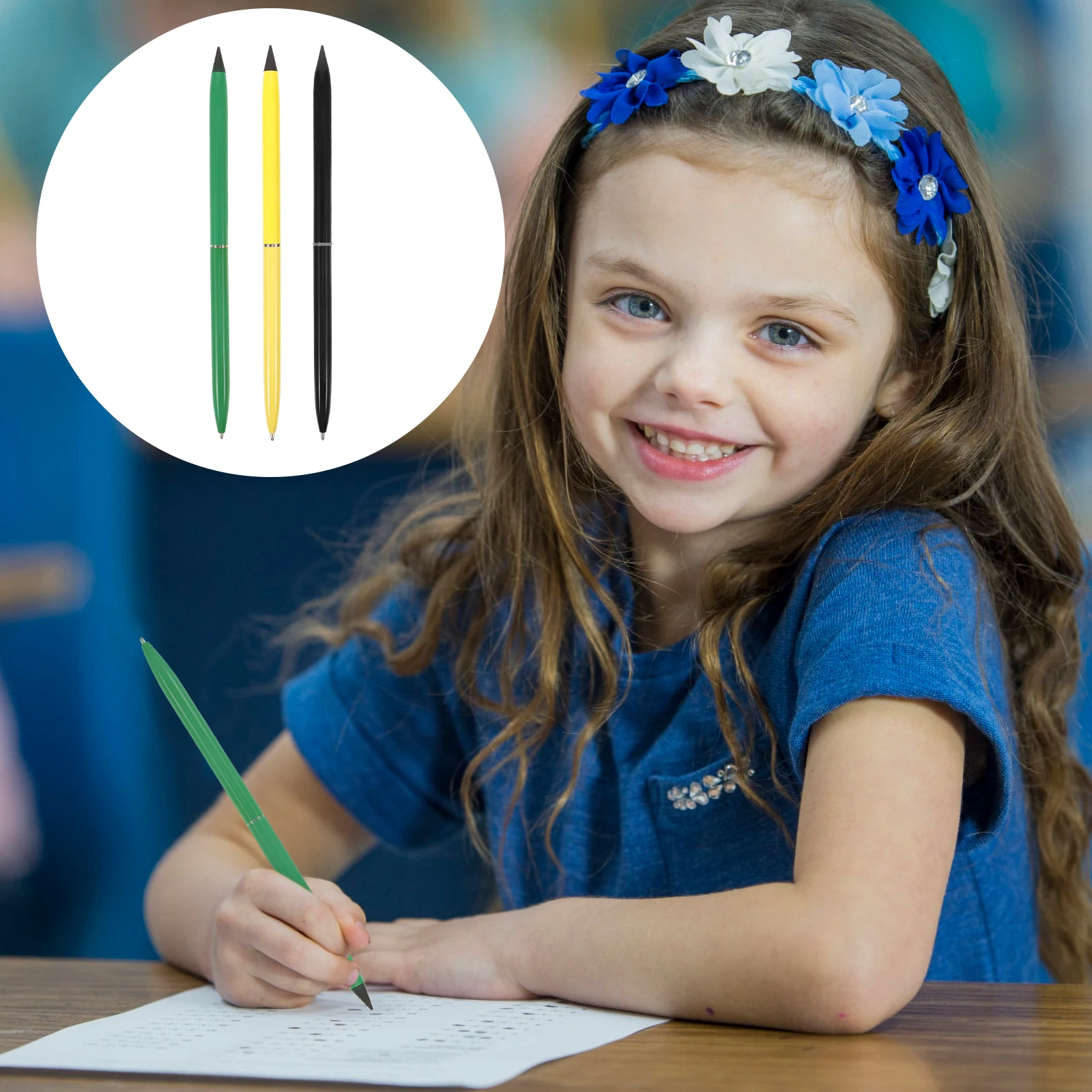 

3pcs Everlasting Pencils Reusable Non Sharpening Pencils For Students Artists Infinite Writing Sketching Drawing Tools