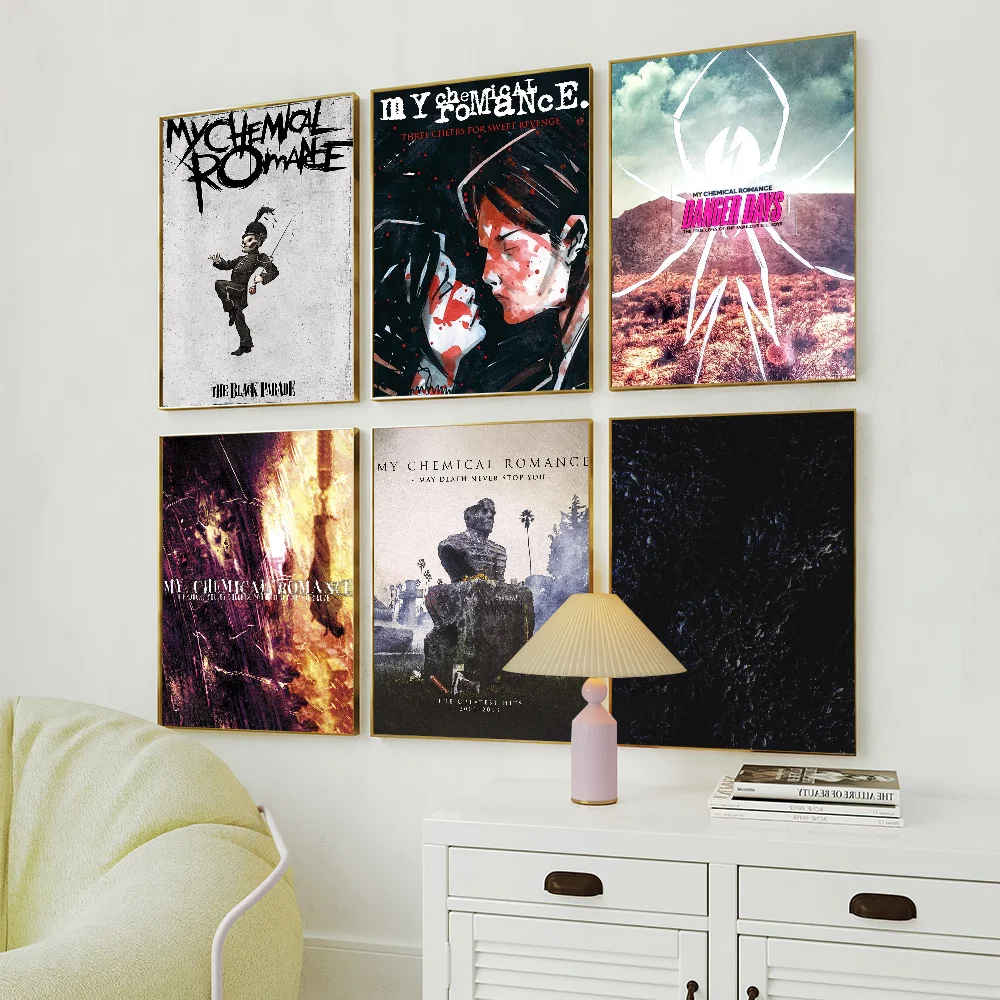 Singer M-My C-Chemical R-Romance The Black Parade Poster Art Wall Painting Stickers Decor Aesthetic Indoor Home Bar Coffee House