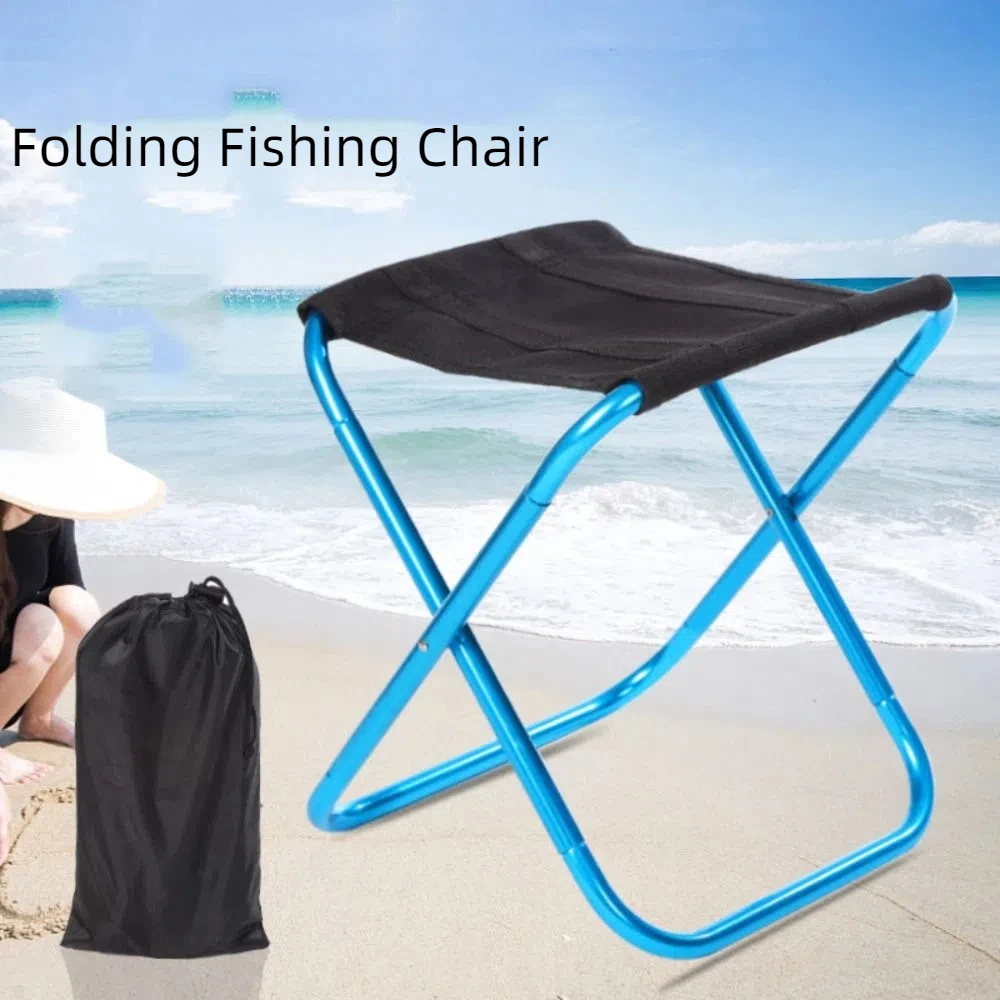 

Wear-resistant Foldable Fishing Chair Sturdy Crossbody Folding Small Stool Handbag style Strong Load-bearing