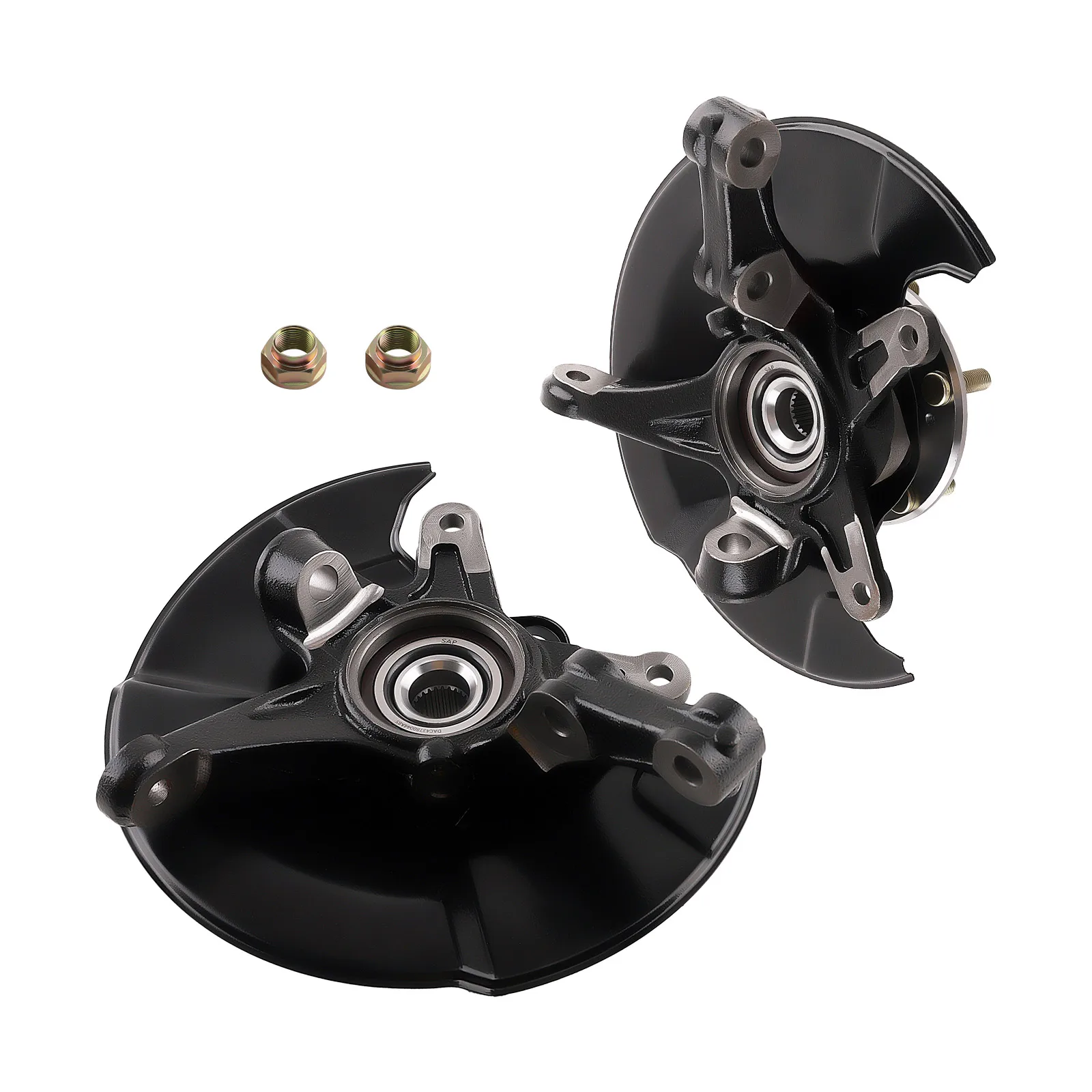 프론트 스티어링 너클 및 휠 허브 베어링 쌍, 혼다 시빅 DX, EX, GX, 하이브리드, LX 모델 2006 - 2007 44300SNA952