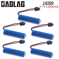 Original 3.7v 1200mAh Lipo Battery for JJRC C2 D828 RC Car Parts 14500 SM-2P For RC Stunt Dump Car Battery Toys Accessories