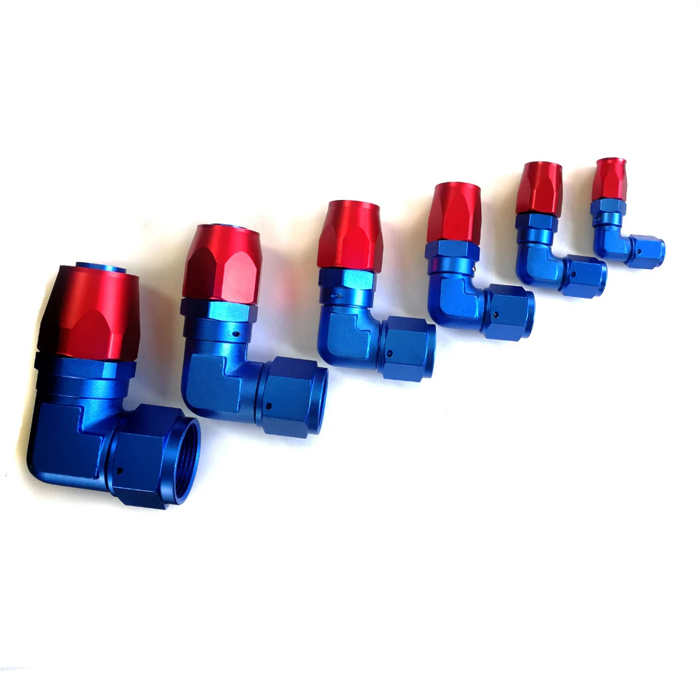 45 ° 90 ° car modification forging engine oil radiator oil cooling oil pipe aluminum alloy leak proof joint AN4~AN16