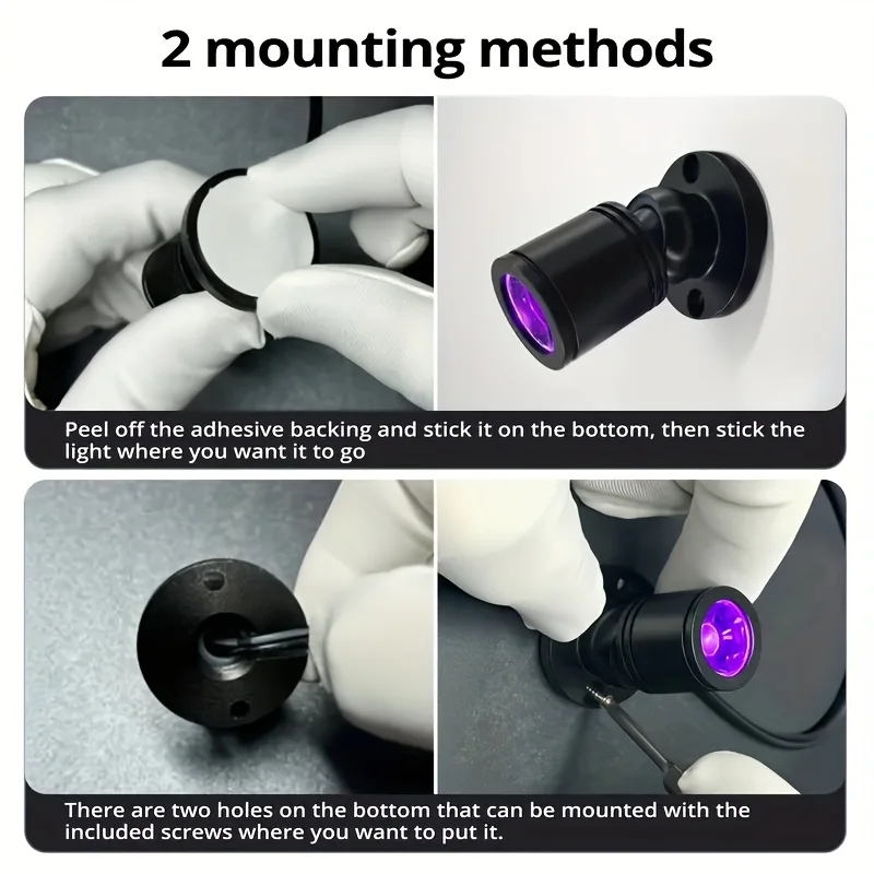 USB LED Mini Spotlight, Adjustable Plug-in Display Light for Wine Cabinet, Model Showcase,Shelf,Counter，Party  Decor Lighting