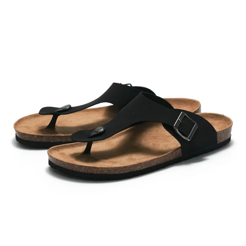 

New Style Summer Women's Cork Slippers Outdoor Lovers' Leisure Flip Flops Women's Beach Slippers