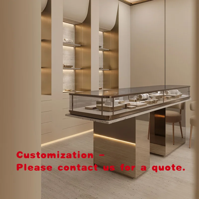 

custom.Custom Modern Minimalist Jewelry Display Cabinet Silver Jewelry and Watch Display
