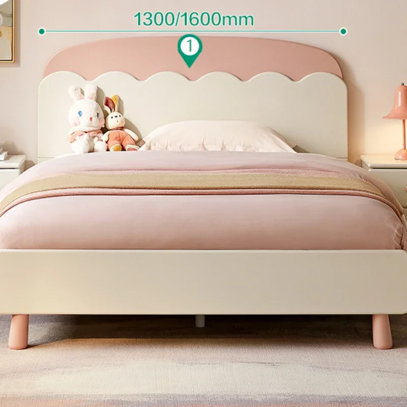

Multifunctional Bunk Beds Bed Girl Juvenile Baby Cribs Toddler Child Handrail Safety Children Newborn Things Kids Boy Pink