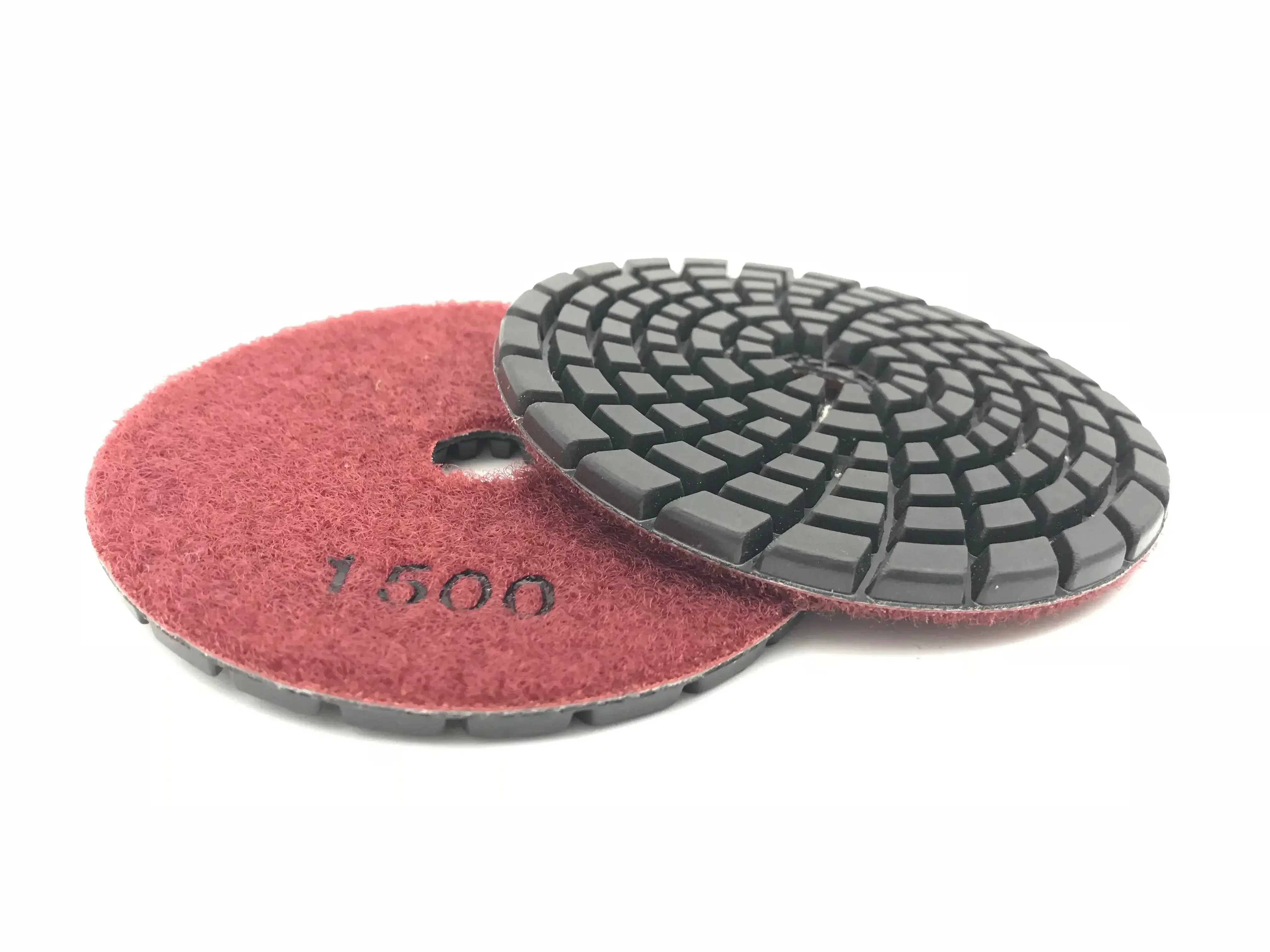 7 Pieces/Lot 4" 4 Inch 100 mm Wet Diamond Polishing Pad for Concrete Granite Marble Cement Terrazo