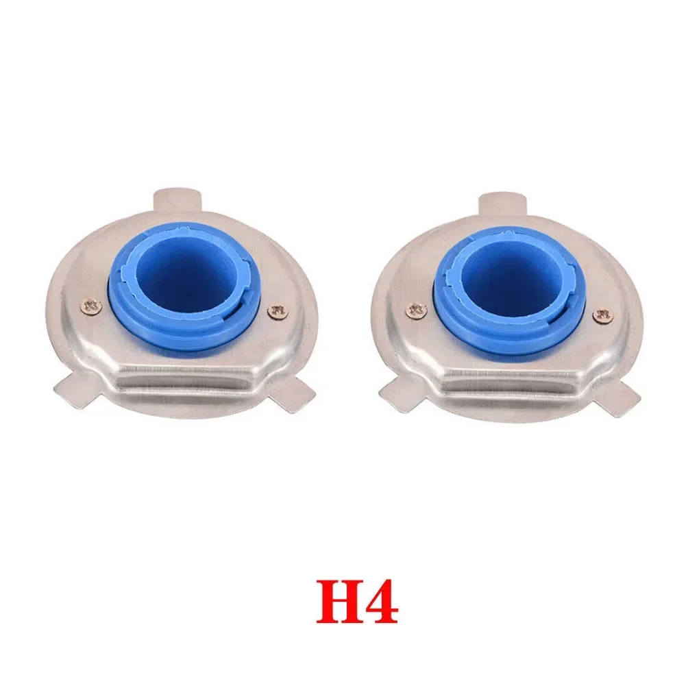 2Pcs H1 H4 Car LED Headlight Lamp Bulb Base Adapter Sockets Retainer Holder Easy Installation Car Light Base