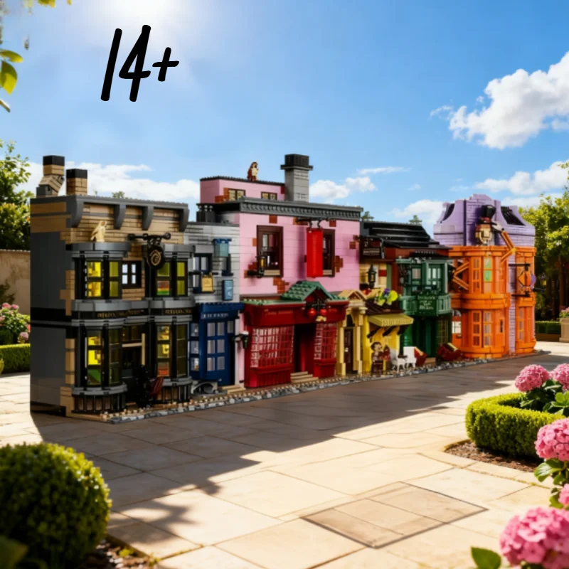 5544 قطعة لعبة الفيلم هاري ويزاردج محلات العالم دياجون زقاق 75978 اللبنات لعبة مجسمة هدايا عيد الميلاد وأعياد الميلاد