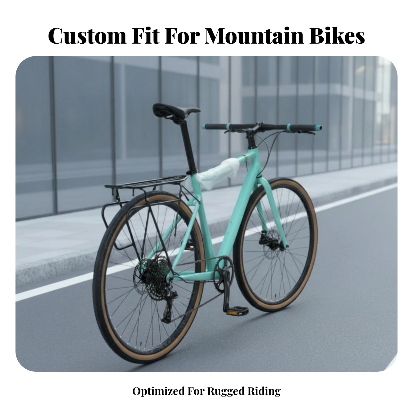 

Rear Two-Wheeler Rack Triangular Support Frame Rear Bike Rack Vehicle Accessory Angled Mounting Arms
