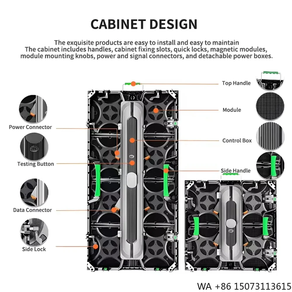 

Indoor P3.91 Full Color LED Screen High Brightness Stable Fluent Digital Display