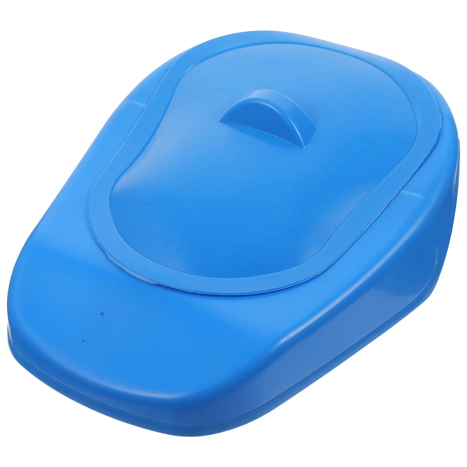 

Portable Plastic Bedpan with Lid Ergonomic Contoured Shape for Elderly Disabled Pregnant Women Hospital Home Use Heavy Duty