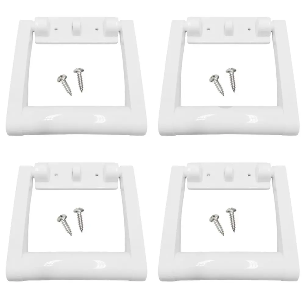 Kit de mango de repuesto para enfriador Igloo, plástico, paquete de 4, apto para refrigeradores de 25 y 72 cuartos con bisagras y tornillos de acero inoxidable