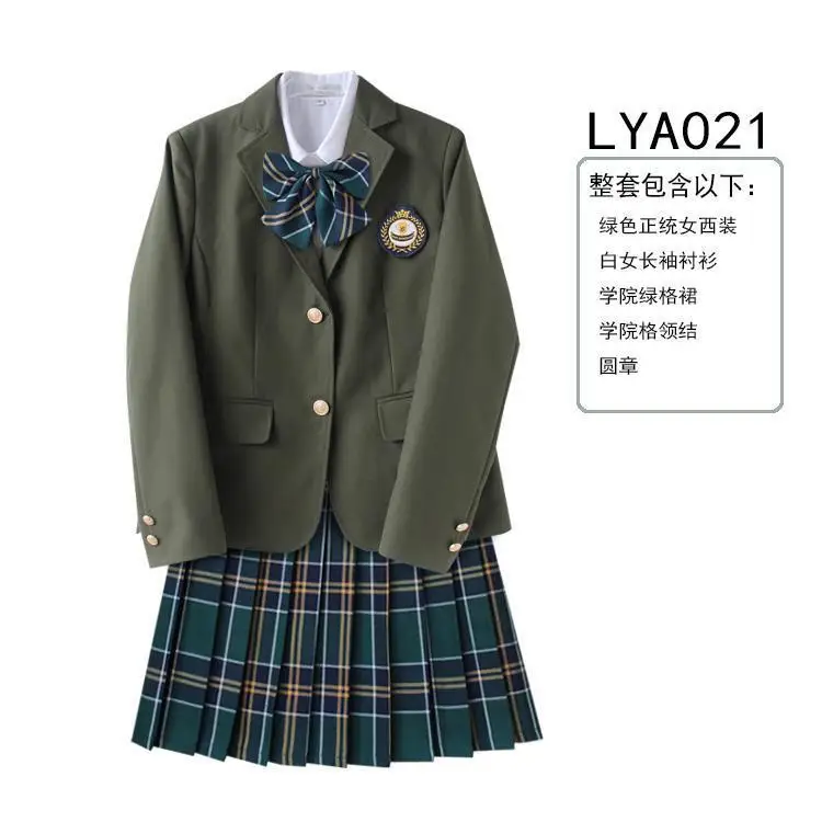 Abito uniforme JK uniforme da classe per uomo e donna Abito JK uniforme scolastica per studenti delle scuole superiori in stile college britannico