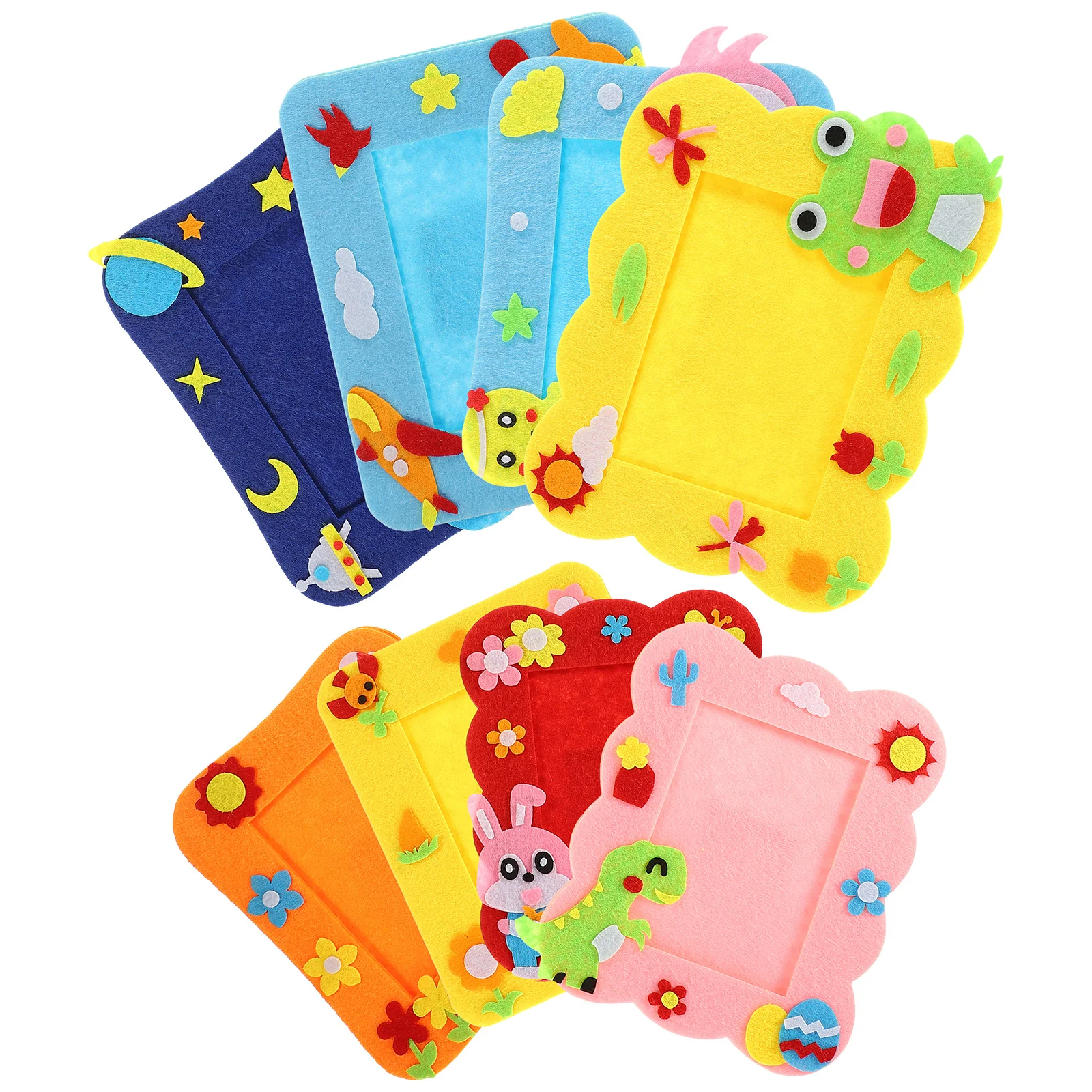 طقم إطار صور DIY مكون من 12 قطعة، حامل صور سطح المكتب الإبداعي، ديكور منزلي بنمط مختلط، إطار صور يدوية الصنع #1