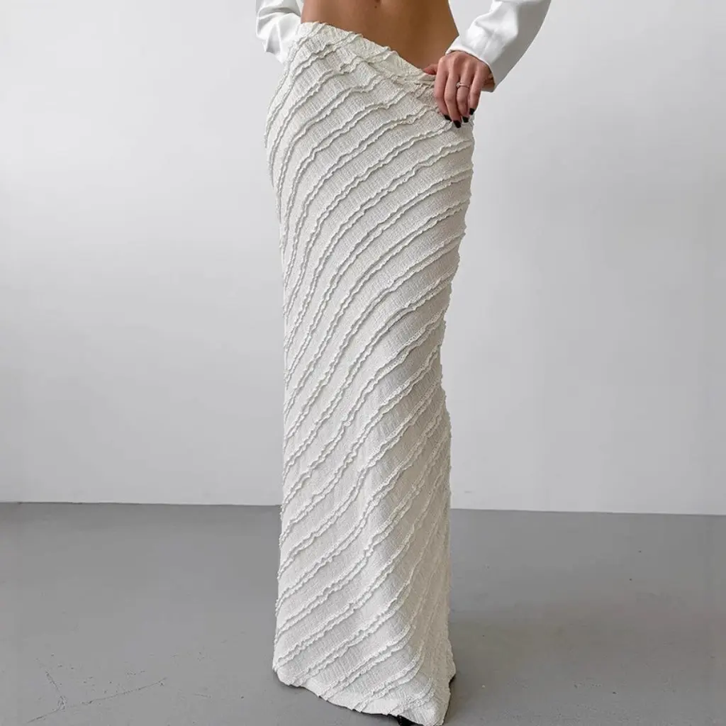 

Spring Dress Skirt Women's Fashion Stylish Casual Midi Skirt for Spring Season