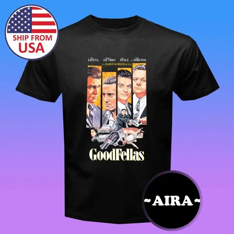 Goodfellas Action Scene Cover Art Title Banner T-Shirt