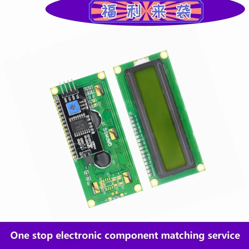 Модуль-lcd1602-5В-от-huaxin-technology-сине-желтый-16x2-символьный-lcd-дисплей-интерфейс-pcf8574-iic-i2c-5В-для-arduino