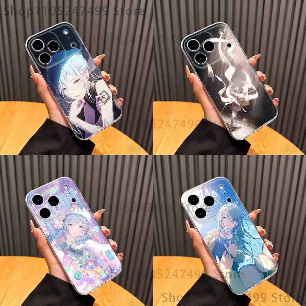 

H-Hinomori S-Shizuku Phone Case For iPhone 17,16,15,14,13,12,11 Pro,Max,Plus,X,XS,XR,SE4,E Mini Transparent Soft Cover