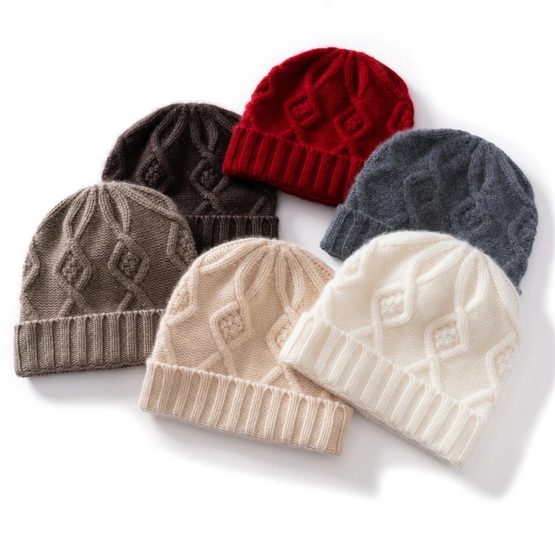 

KOIJINSKY Women's Autumn/Winter 35% Cashmere Knitted Hat
