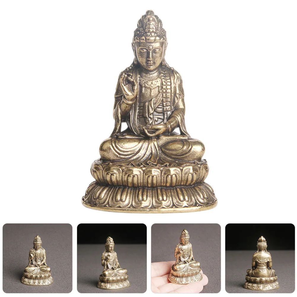 

Delicate Ornament for Table Style Brass Decor Portable Desktop Statue for Living Room Home Decoration Gift