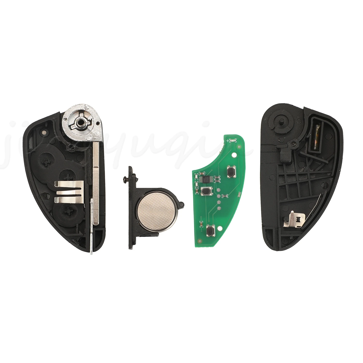 Jingyuqin Per Alfa Romeo 147 156 166 GT Con Uncut SIP22 Lama 2/3 Pulsanti Flip Smart Chiave A Distanza Dell'automobile Fob 433 MHz ID48 Chip