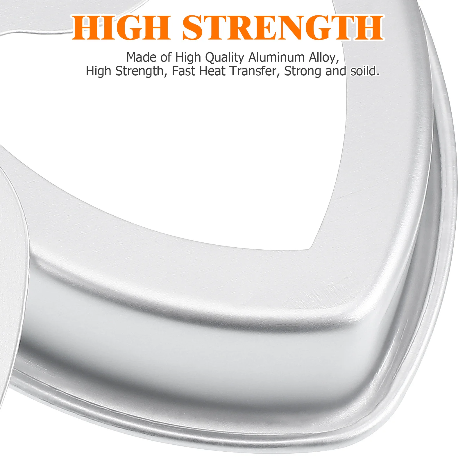 

2Pcs Heart Cake Pan Removable Bottom Deep Baking Mold for Mousse Easy Demould Nonstick